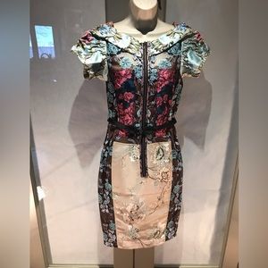 Byron Lars - Beguile Sleeve Sheath Dress. Size 4